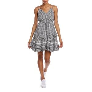 Maison Tara Seersucker Gingham Dress